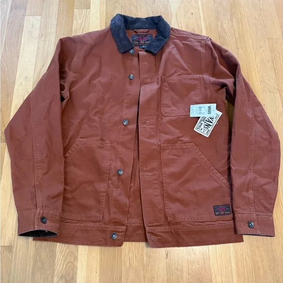 Vintage NWT Rare Vans  Drill Chore Canvas Jacket in the Tortoise Shell Men's M - Picture 7 of 9